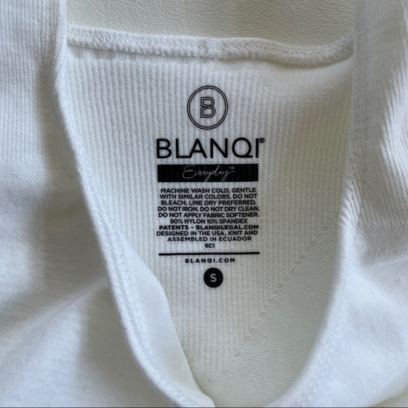 Blanqi Everyday Maternity Belly Support Tank Top in White S - Picture 7 of 9
